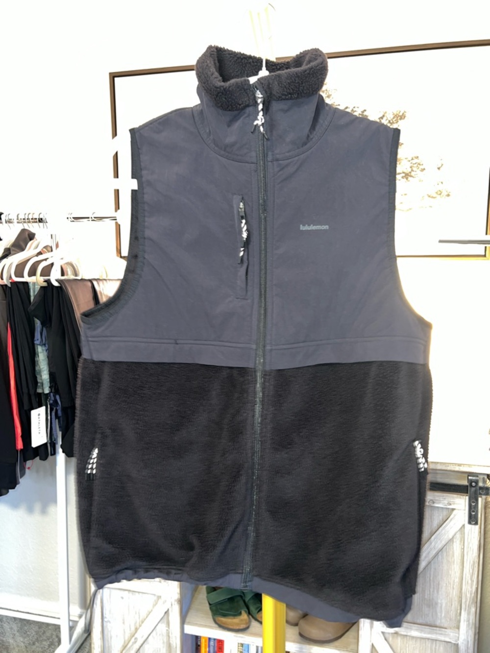 Lululemon Cinch Hem Fleece Vest Women’s Size 8